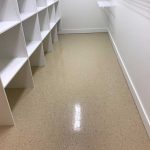 Epoxy Floor Storage Room_Credit River epoxy floor installed by Millz House in storage room in Credit River