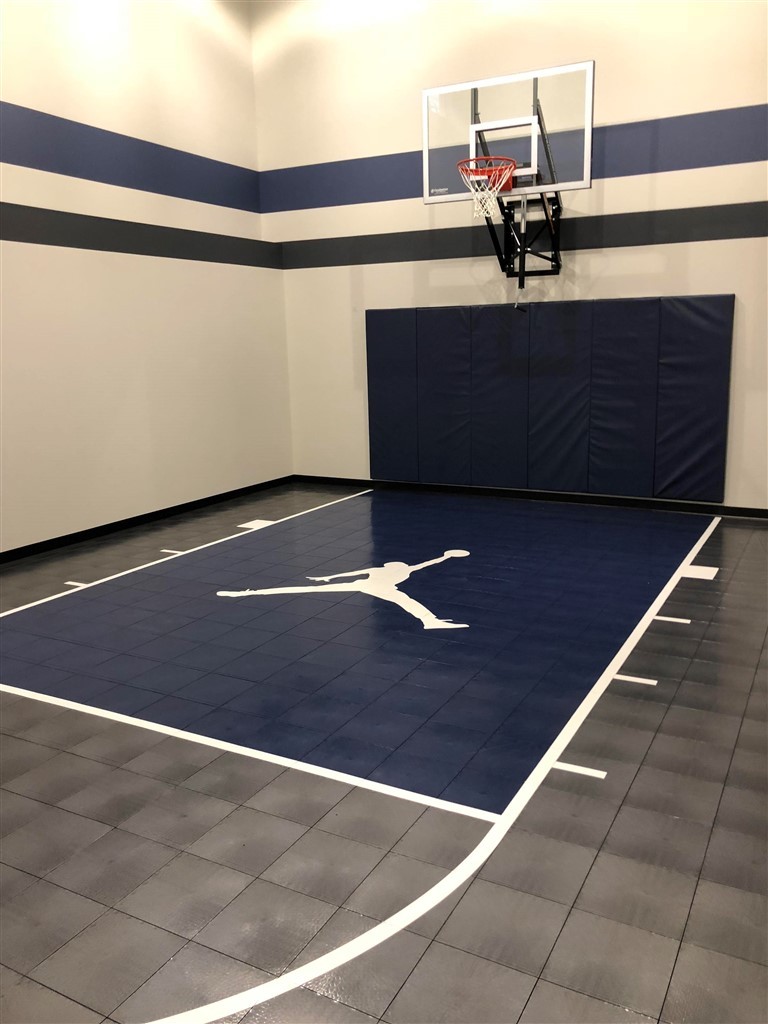 Indoor Home Gyms & Courts | Athletic Surfaces | Millz House Indoor Home Gyms & Courts | Athletic Surfaces | Millz House