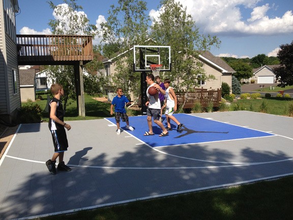 Outdoor basketball court - woodbury, mn