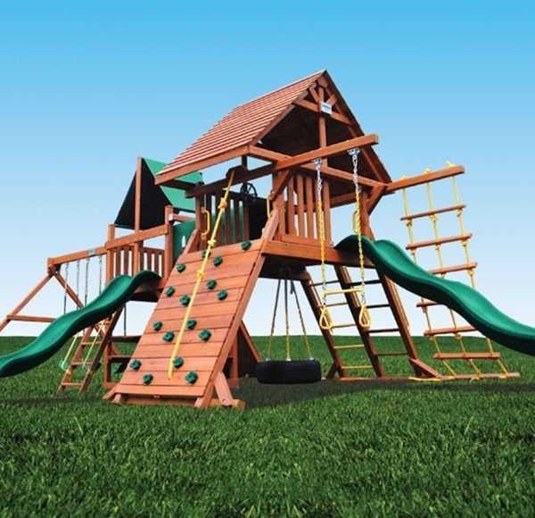 Original Double Zinger Playground One Original Double Zinger swing set