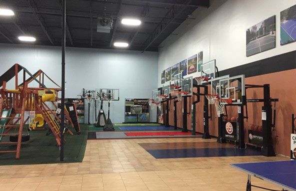 new-showroom-hoops Full line of premium basketball hoops