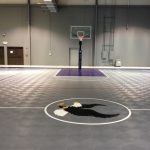 SnapSports indoor basketball court in Rochester