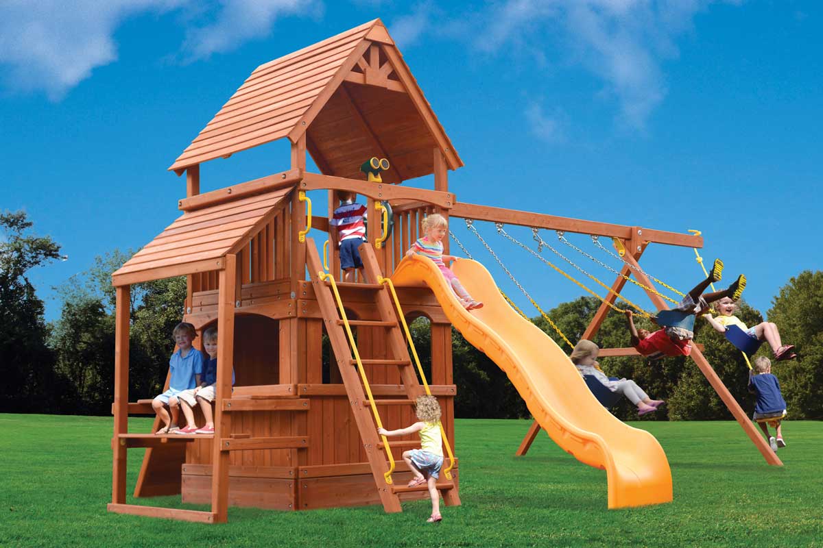 Swing Sets Wooden Swing Set Sales & Installs MN Millz House