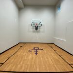 Custom indoor basketball court